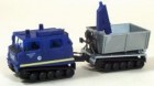 129100003 ETH Arsenal HAGGLUNDS BV206D with Cargo trailer of THW (blue)